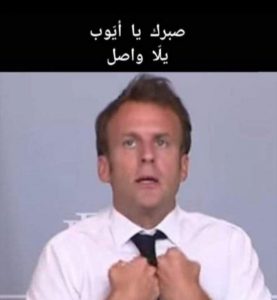 Blague: Le président Macron submergé par les demandes des libanais