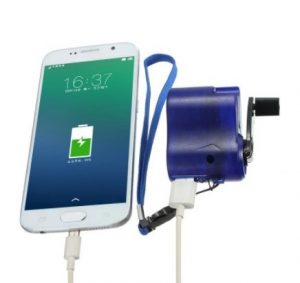 Un chargeur manuel pour les smartphones