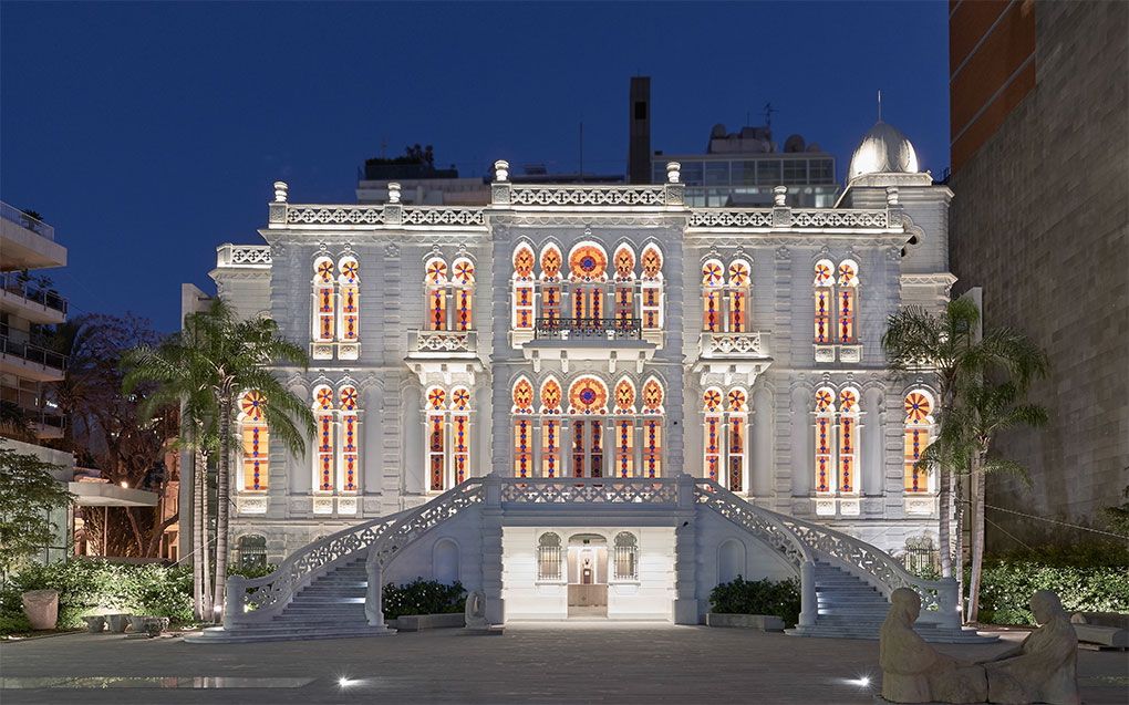 Devanture du musée Sursock réparé